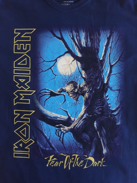 Camiseta Iron Maiden AZUL - Fear of the Dark - comprar online