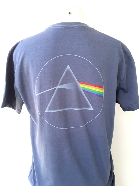 Camiseta Pink Floyd - CINZA Dark side of the moon vintage na internet
