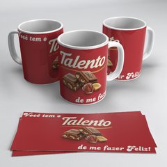 CANECA CHOCOLATE - TALENTO - JP Canecas itens personalizados