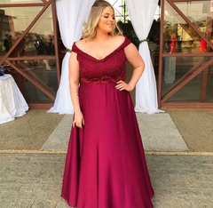 vestido de festa plus size em taguatinga