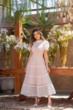 Vestido de Noiva Midi Disponível (3589)