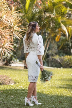 Vestido de Noiva Midi Disponível Para Locação (3600) - comprar online
