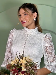 Vestido de Noiva Para Casamento Civil Disponível Para Locação (3844) - comprar online