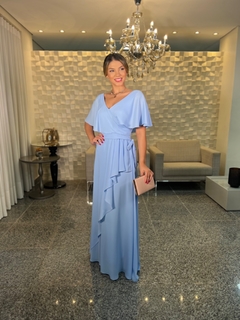 Vestido de Festa Azul Serenity Para Alugar em Brasília