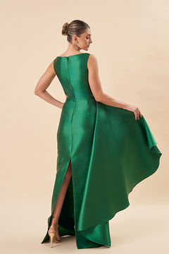 vestido de festa verde