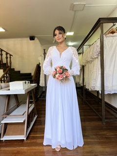 vestido de noiva simples para alugar em taguatinga