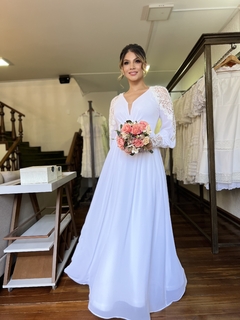 vestido de noiva simples em taguatinga
