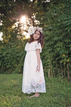 Vestido Boho Vintage Infantil