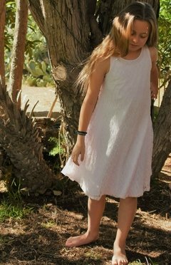 Vestido renda infantil boho chic