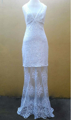 Vestido Noiva Tule Paetês na internet
