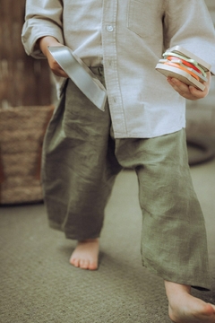 Calça Linho Boho Menino na internet