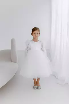 Vestido Menina Tutu Tule Boho Chic na internet