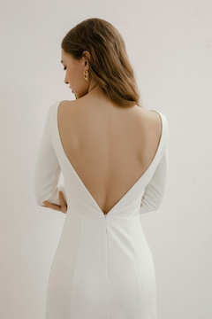 Vestido Noiva Luxo Clean Minimalista - loja online
