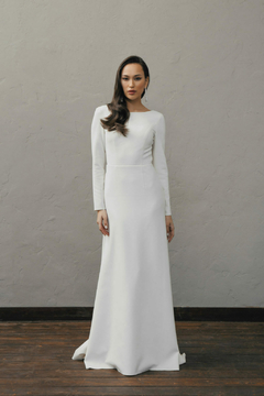 Vestido Noiva Luxo Clean Minimalista na internet