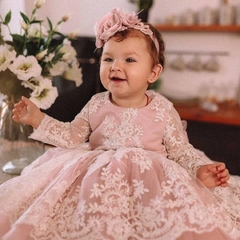 Vestido Bebê Princesa Bordado - loja online