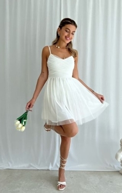 Mini Vestido Noiva Tule