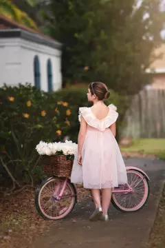 Vestido Menina Poá Algodão Doce - loja online