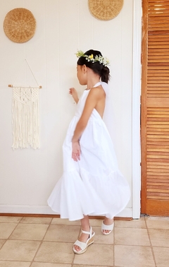 Vestido Menina Moça Linho & Tule Bohemian - Atelier CV Couture