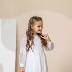 Vestido Menina Primeira Comunhão Clássico - Atelier CV Couture