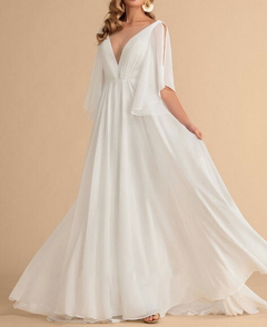 Vestido Noiva Grego Fluído na internet