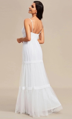 Vestido Noiva Tule Boho Chic Vintage - comprar online