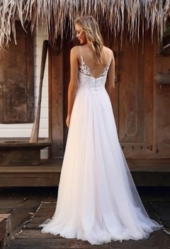 Vestido Noiva Tule Bohemian - comprar online