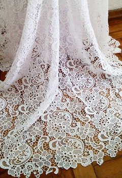 Vestido Noiva Pequi Guipir - Atelier CV Couture