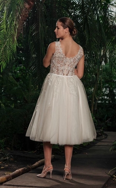 Vestido Noiva Tule Midi Camomila - comprar online