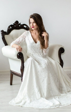 Vestido Noiva Vintage Renda Clean - loja online