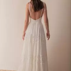 Vestido Noiva Bohemian Chantilly - Atelier CV Couture