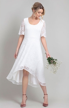Vestido Noiva Mullet Renda Clean - comprar online
