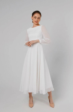 Vestido Noiva Midi Romance Clean - comprar online