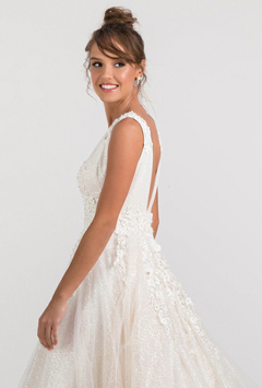 Vestido Noiva Princesa Pontos de Luz - loja online