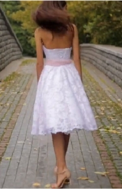 Vestido Noiva Midi Tule na internet