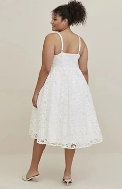 Vestido Noiva Guipir Civil Plus Size - comprar online