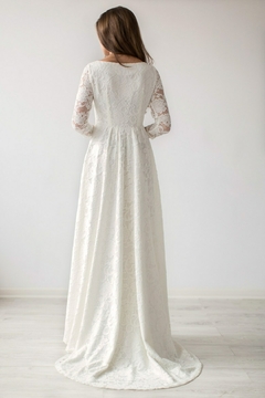 Vestido Noiva Vintage Renda Clean - Atelier CV Couture