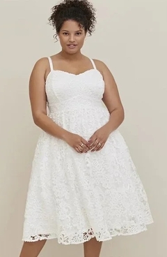 Vestido Noiva Guipir Civil Plus Size na internet