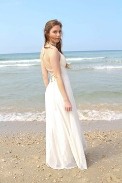 Vestido Noiva Liso Praia