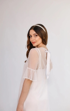 Vestido Noiva Midi Poá Romance - comprar online