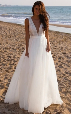 Vestido Noiva Tule Mediterraneo