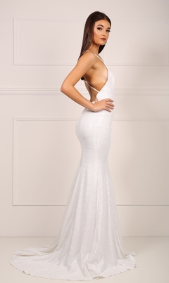 Vestido Noiva Sereia Paetês - loja online