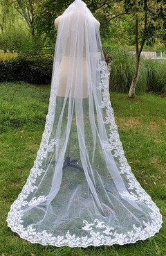 Véu noiva bordado