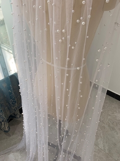 Imagem do Vestido Noiva Clean Pérolas