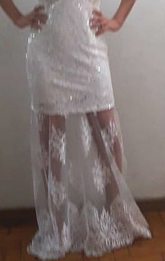 Vestido Noiva Tule Paetês - comprar online