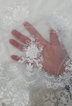 Vestido Noiva Tule Bordado Del Mare - loja online