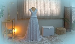 Vestido Noiva Boho Princesa Pronta Entrega - comprar online