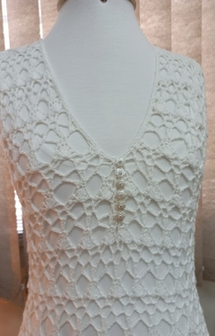 Vestido Noiva Crochê Wedding Pronta Entrega - Atelier CV Couture