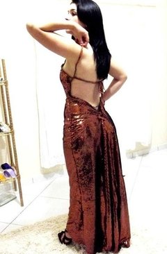 Vestido Poderosa Sereia Paetês