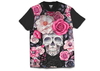 T-Shirt Caveira Floral