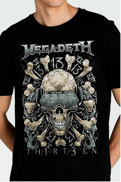 Camiseta Megadeth - Thirteen 2 (Oficial) - comprar online